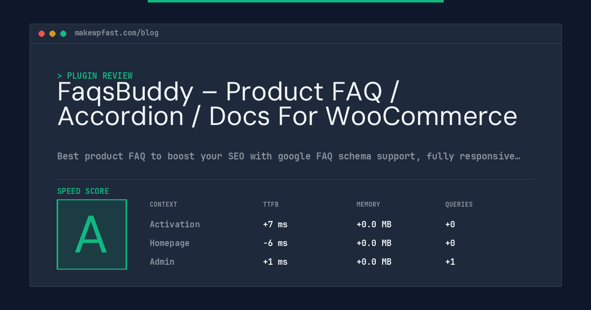 FaqsBuddy – Product FAQ / Accordion / Docs For WooCommerce - MakeWPFast
