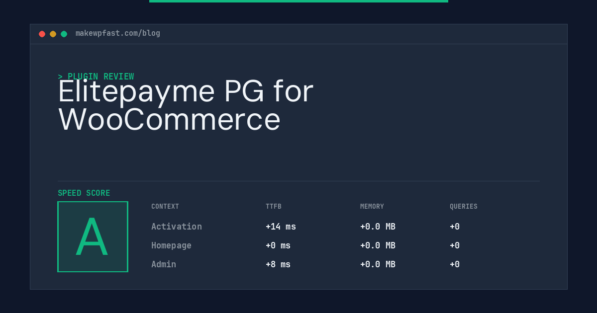 Elitepayme PG for WooCommerce - MakeWPFast