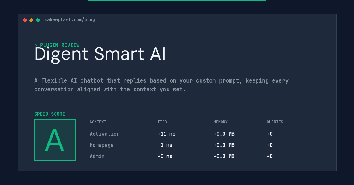 Digent Smart AI - MakeWPFast