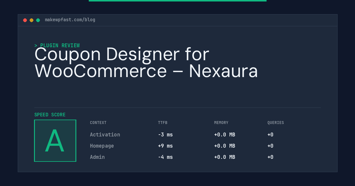 Coupon Designer for WooCommerce – Nexaura - MakeWPFast