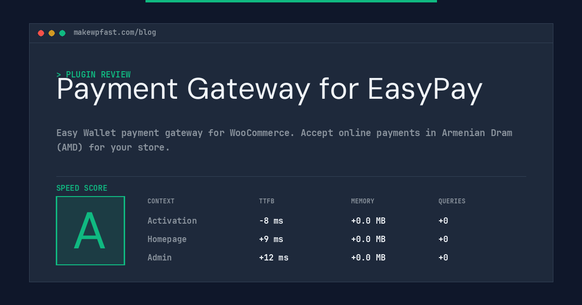 Payment Gateway for EasyPay - MakeWPFast