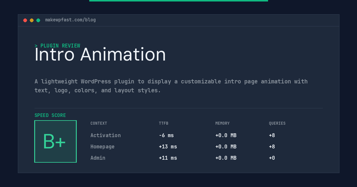 Intro Animation - MakeWPFast