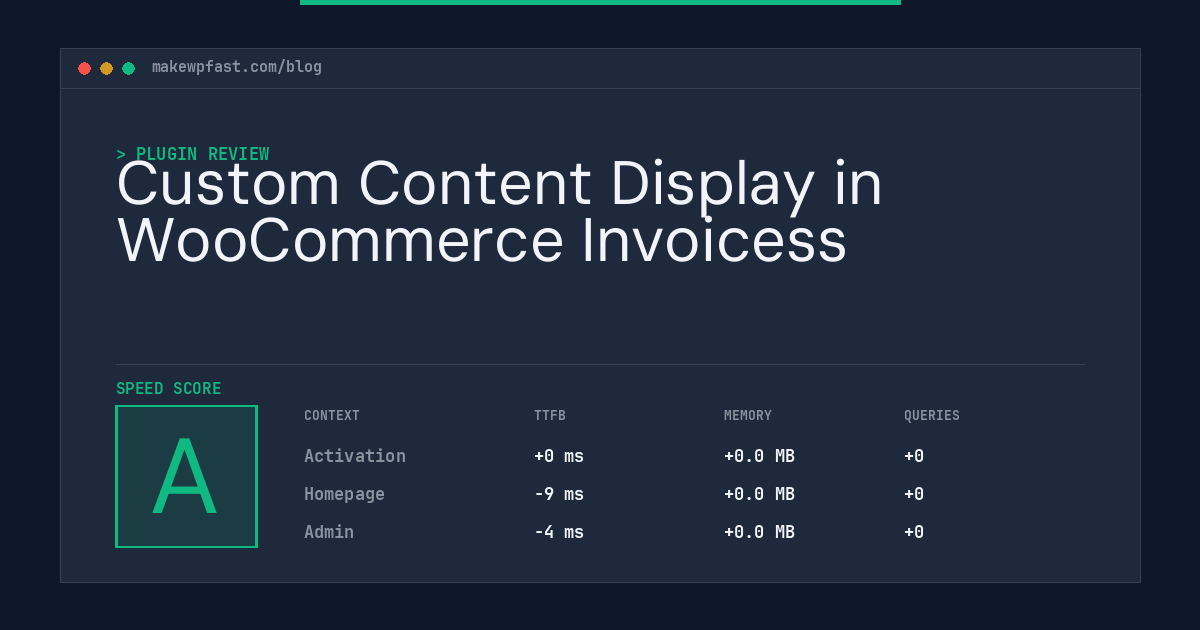 Custom Content Display in WooCommerce Invoicess - MakeWPFast