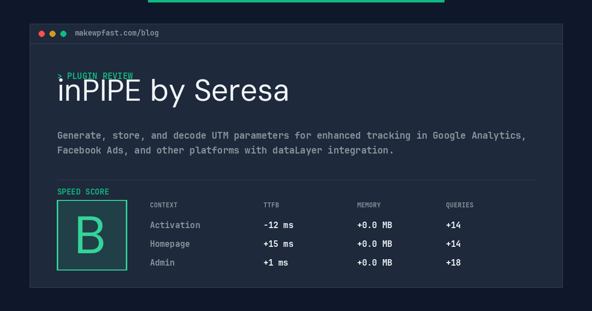 inPIPE by Seresa - MakeWPFast