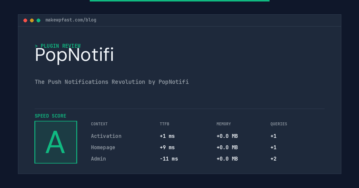 PopNotifi - MakeWPFast