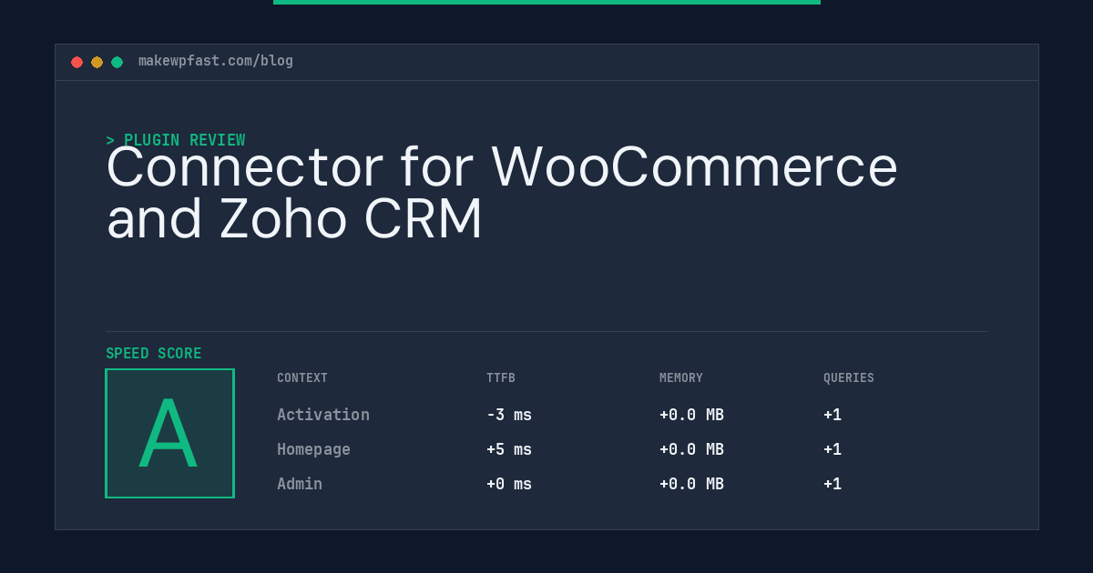 Connector for WooCommerce and Zoho CRM - MakeWPFast