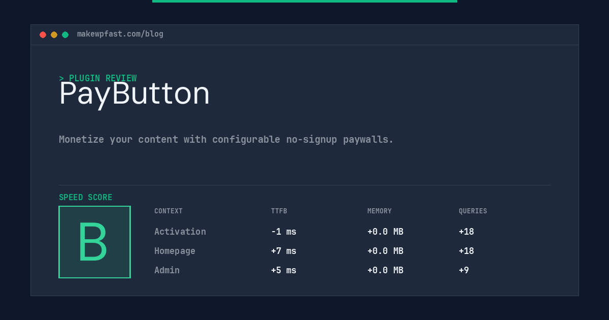 PayButton - MakeWPFast