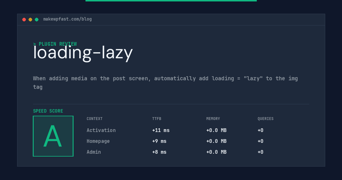 loading-lazy - MakeWPFast