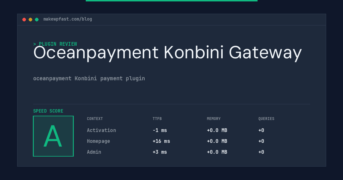 Oceanpayment Konbini Gateway - MakeWPFast