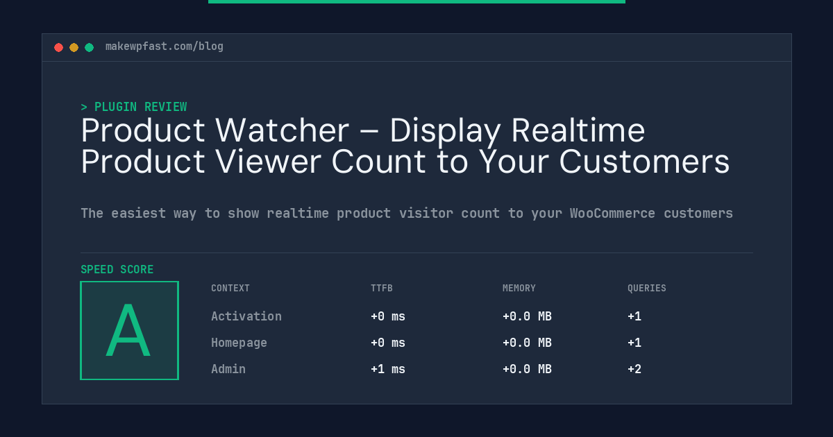 Product Watcher – Display Realtime Product Viewer Count to Your Customers - MakeWPFast