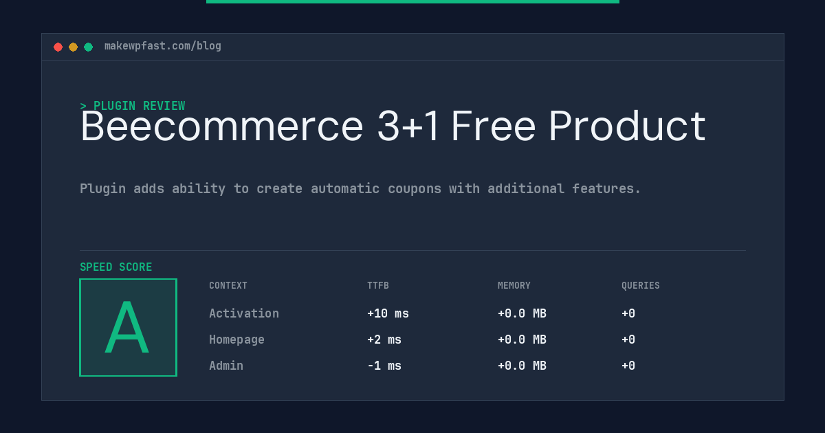 Beecommerce 3+1 Free Product - MakeWPFast