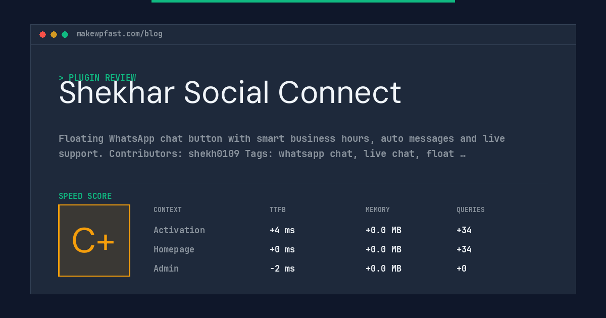 Shekhar Social Connect - MakeWPFast
