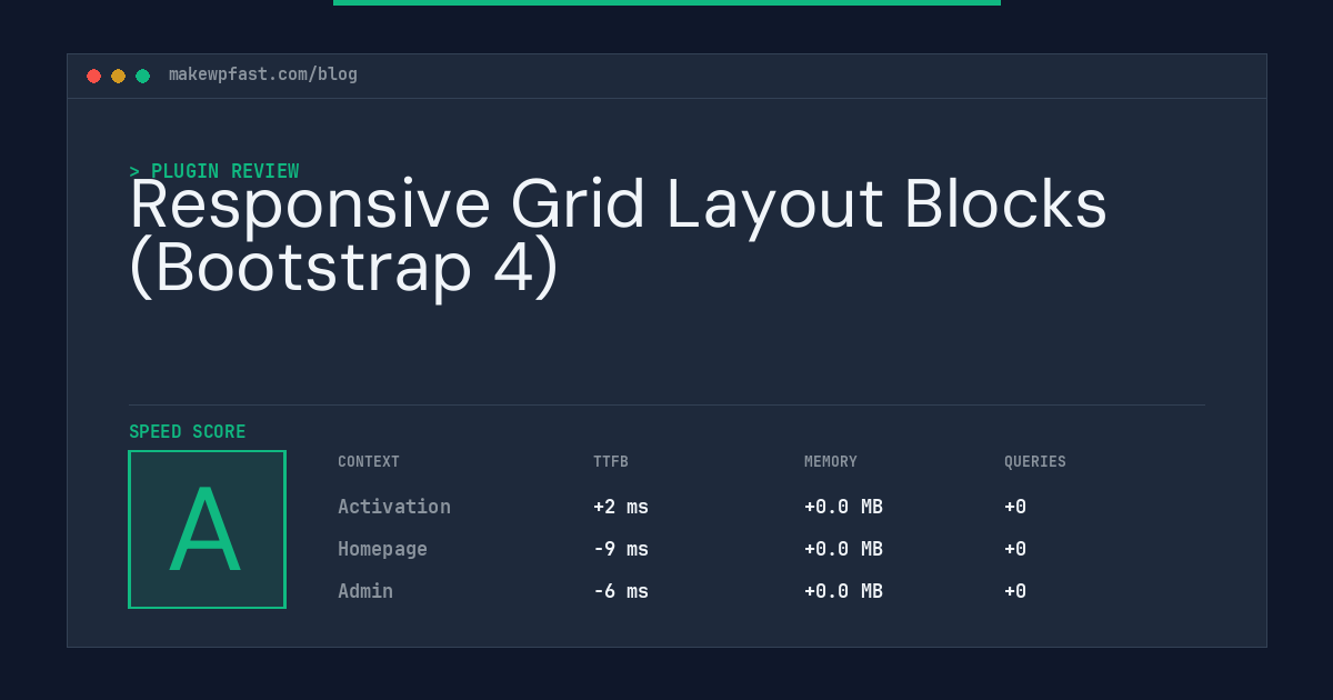 Responsive Grid Layout Blocks (Bootstrap 4) - MakeWPFast