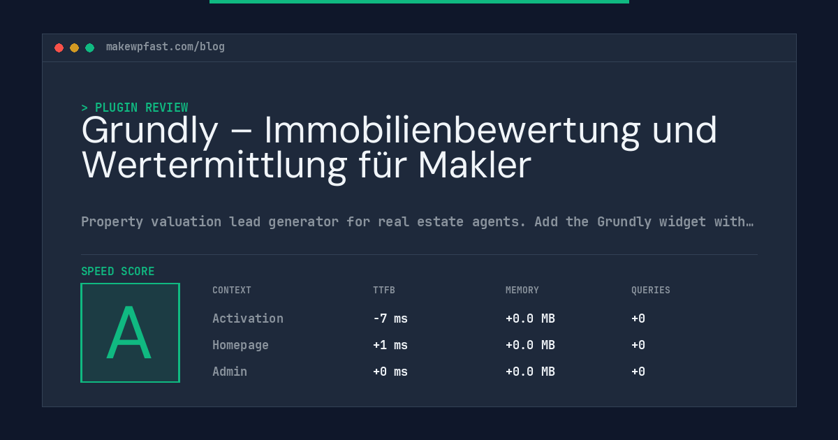 Grundly – Immobilienbewertung und Wertermittlung für Makler - MakeWPFast