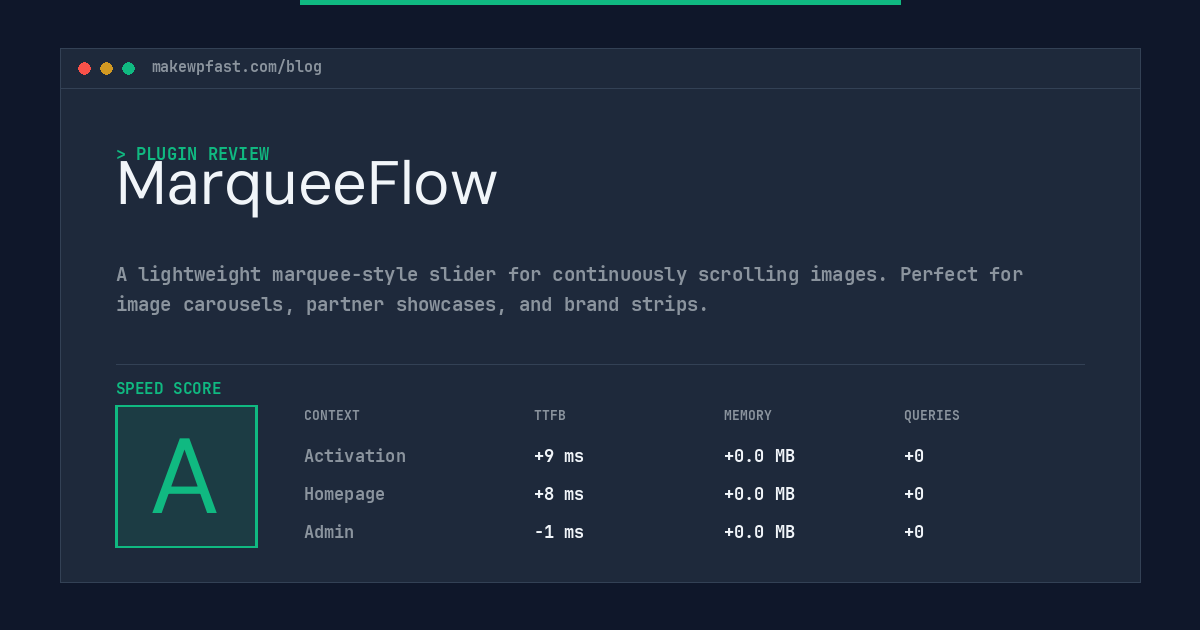 MarqueeFlow - MakeWPFast
