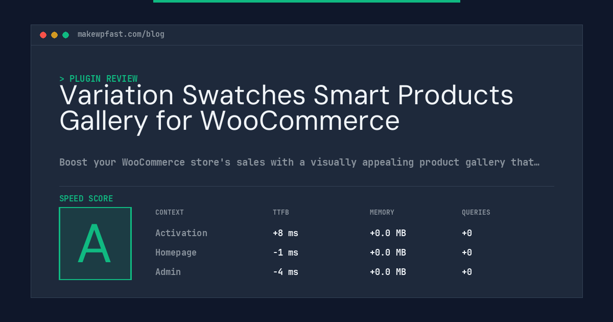Variation Swatches Smart Products Gallery for WooCommerce - MakeWPFast