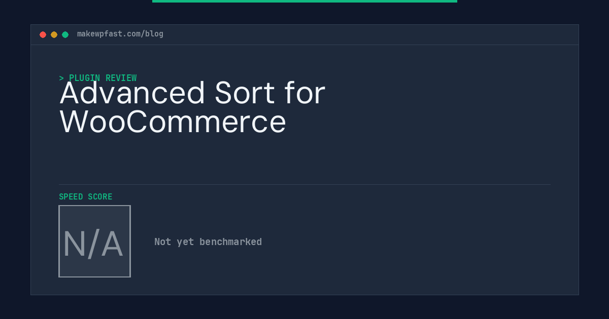 Advanced Sort for WooCommerce - MakeWPFast