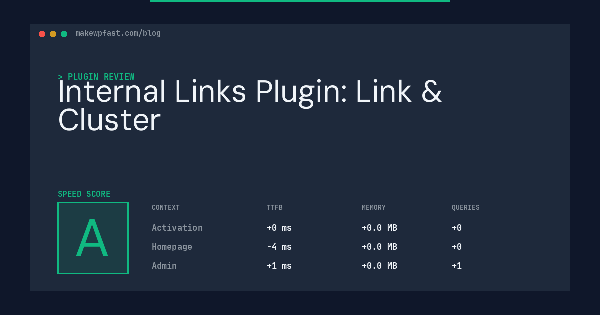 Internal Links Plugin: Link & Cluster - MakeWPFast