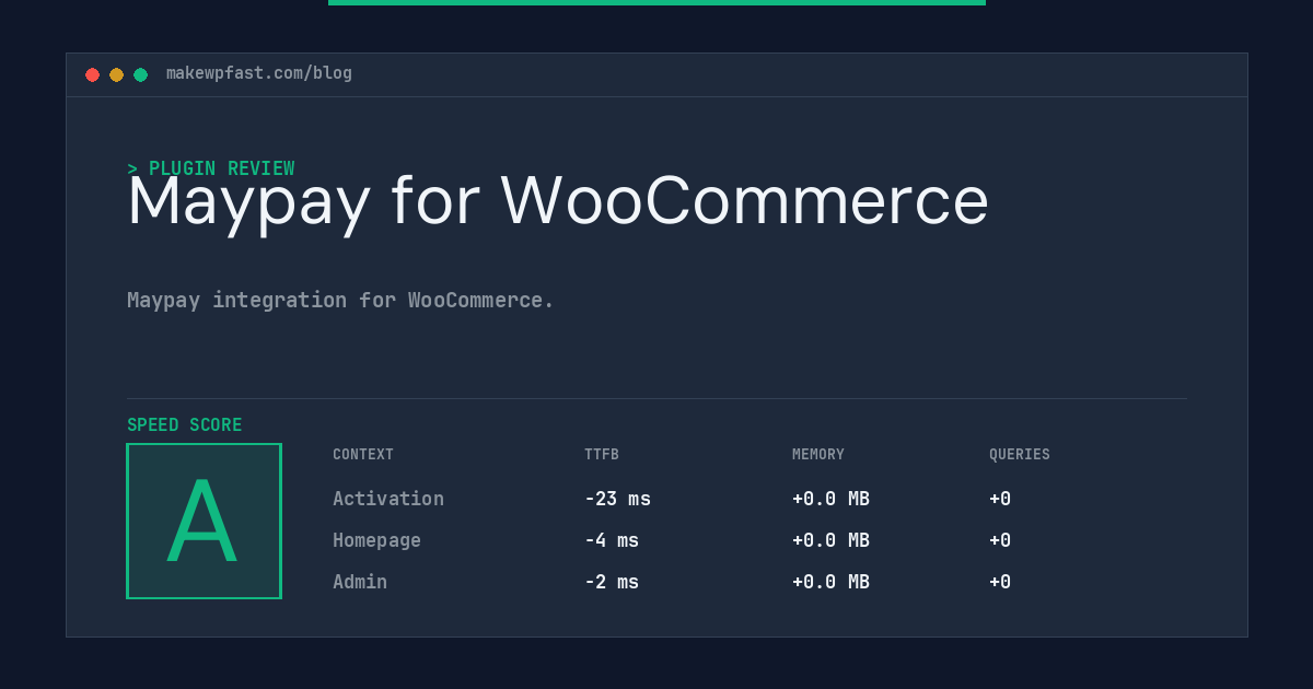 Maypay for WooCommerce - MakeWPFast