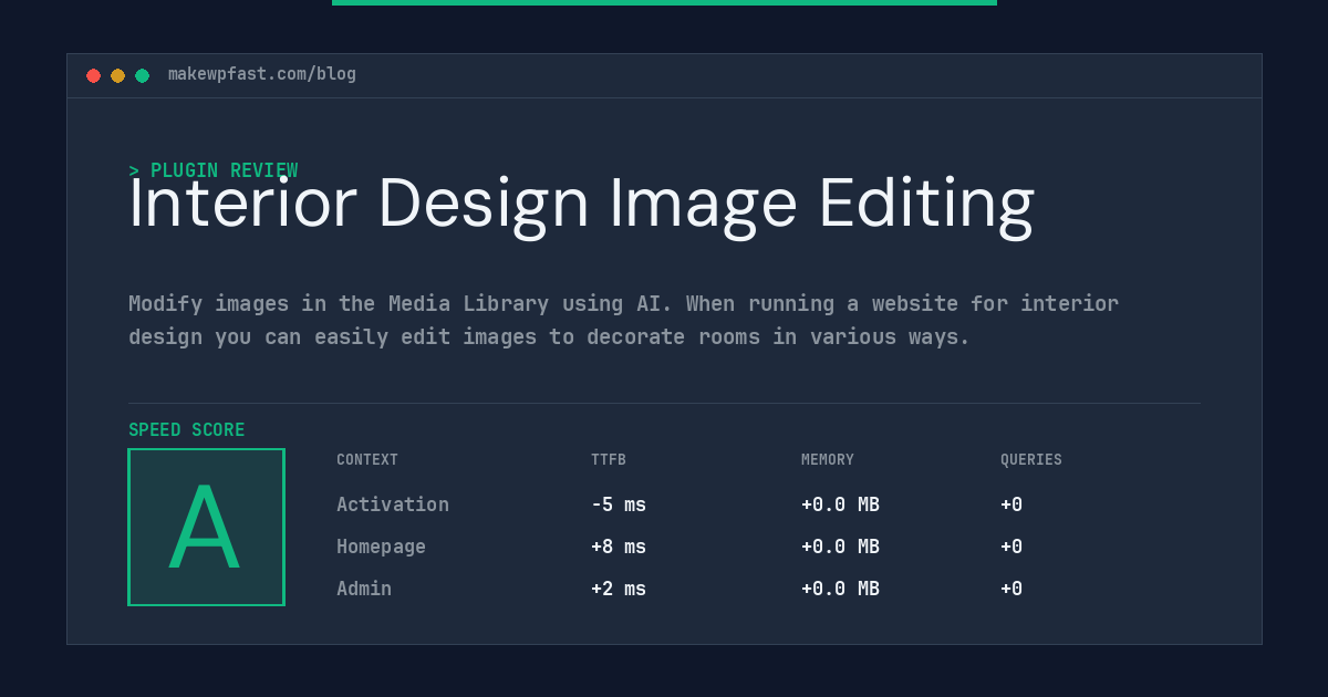 Interior Design Image Editing - MakeWPFast