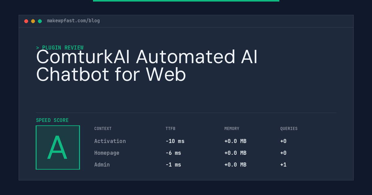 ComturkAI Automated AI Chatbot for Web - MakeWPFast