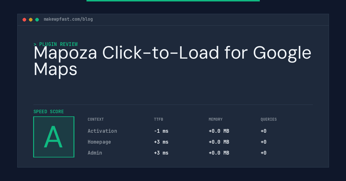 Mapoza Click-to-Load for Google Maps - MakeWPFast