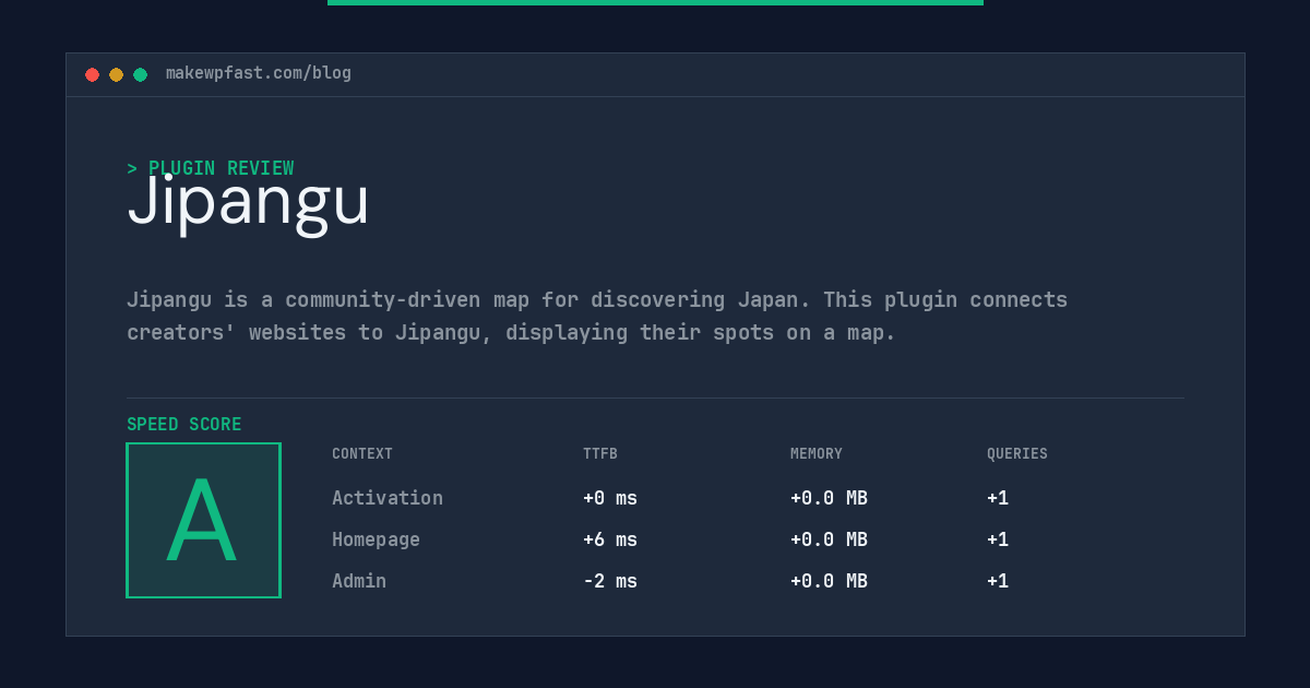 Jipangu - MakeWPFast