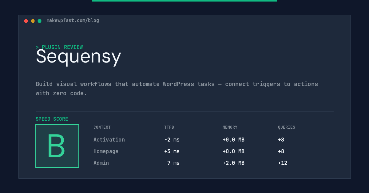 Sequensy - MakeWPFast
