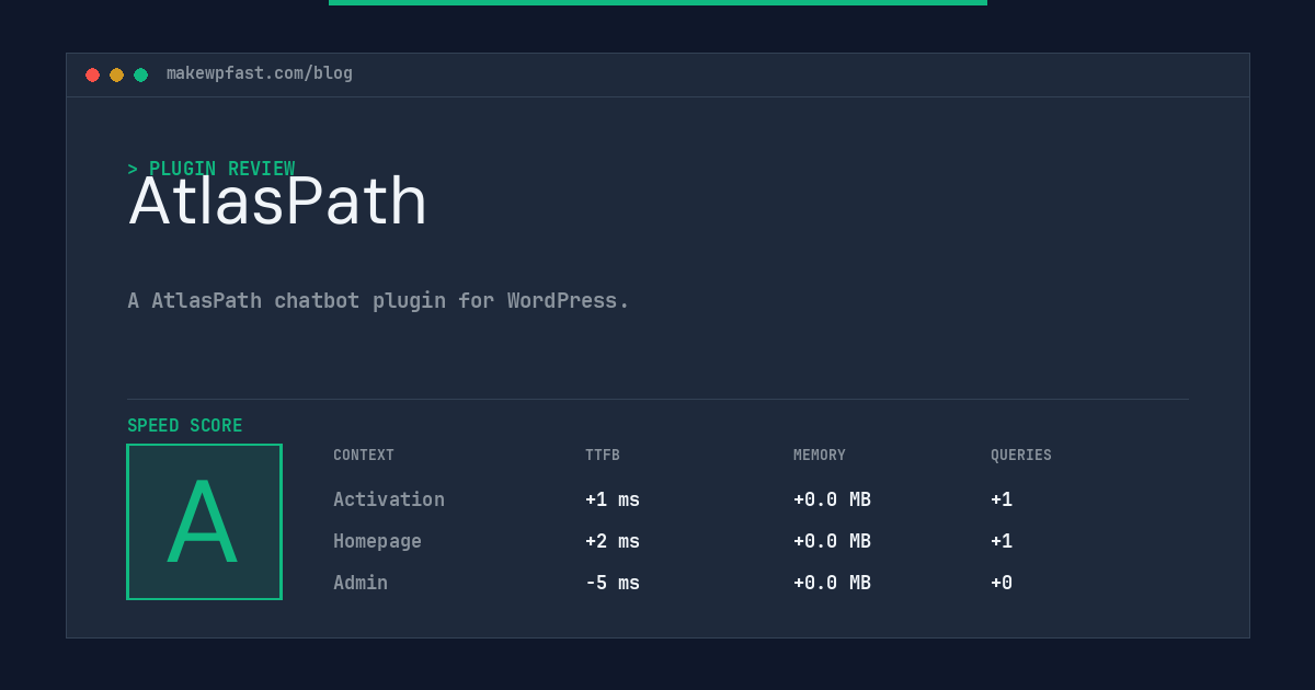 AtlasPath - MakeWPFast