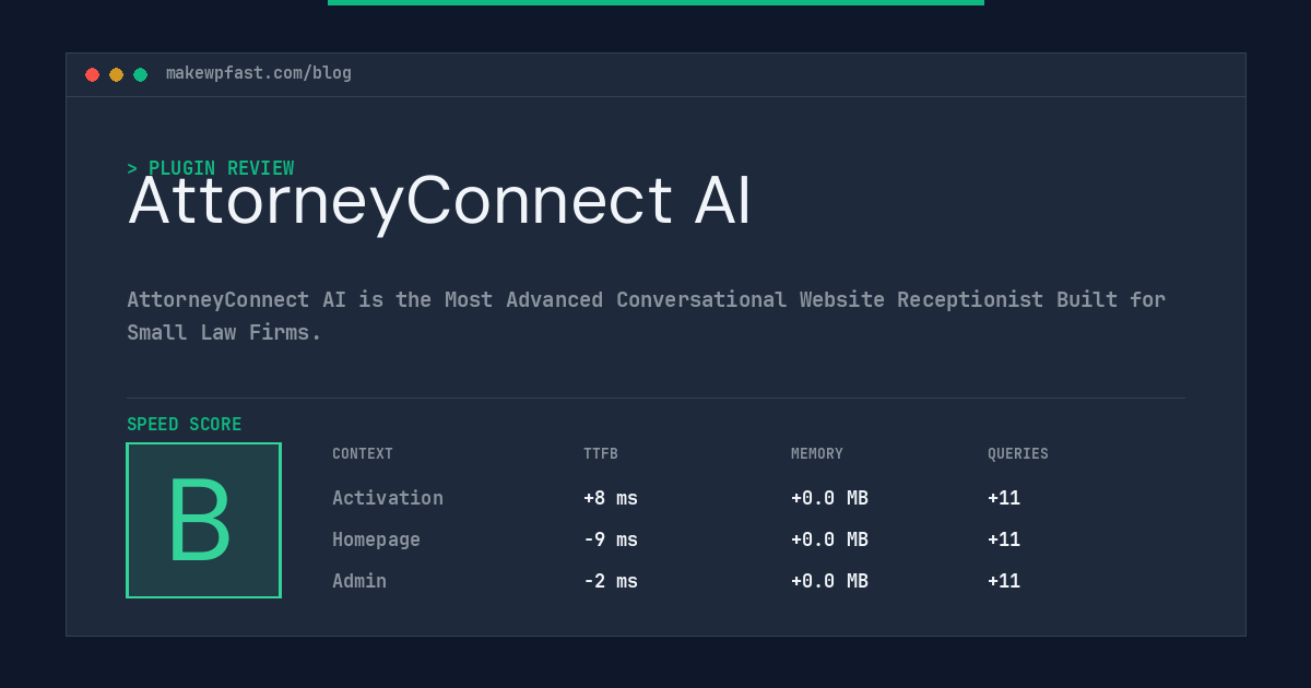 AttorneyConnect AI - MakeWPFast