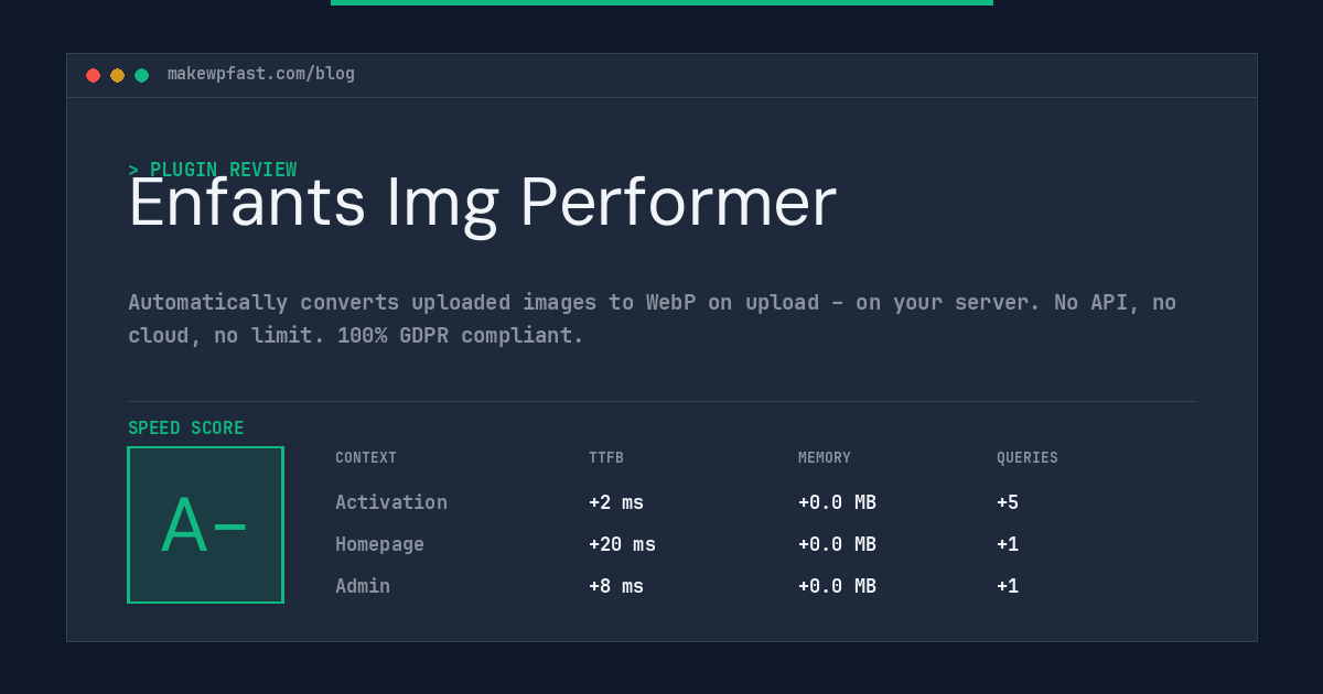 Enfants Img Performer - MakeWPFast