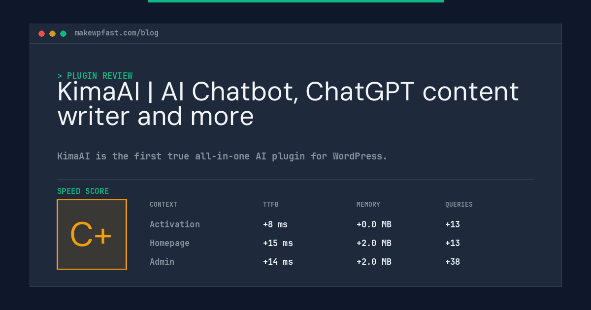 KimaAI | AI Chatbot, ChatGPT content writer and more - MakeWPFast