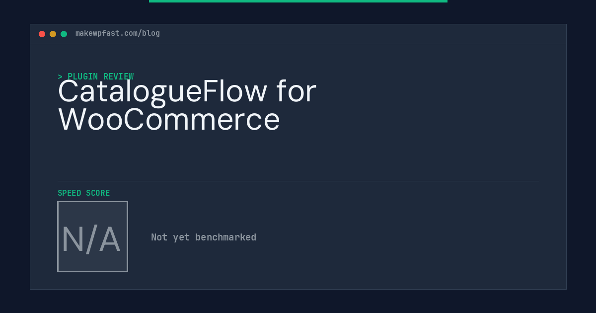 CatalogueFlow for WooCommerce - MakeWPFast