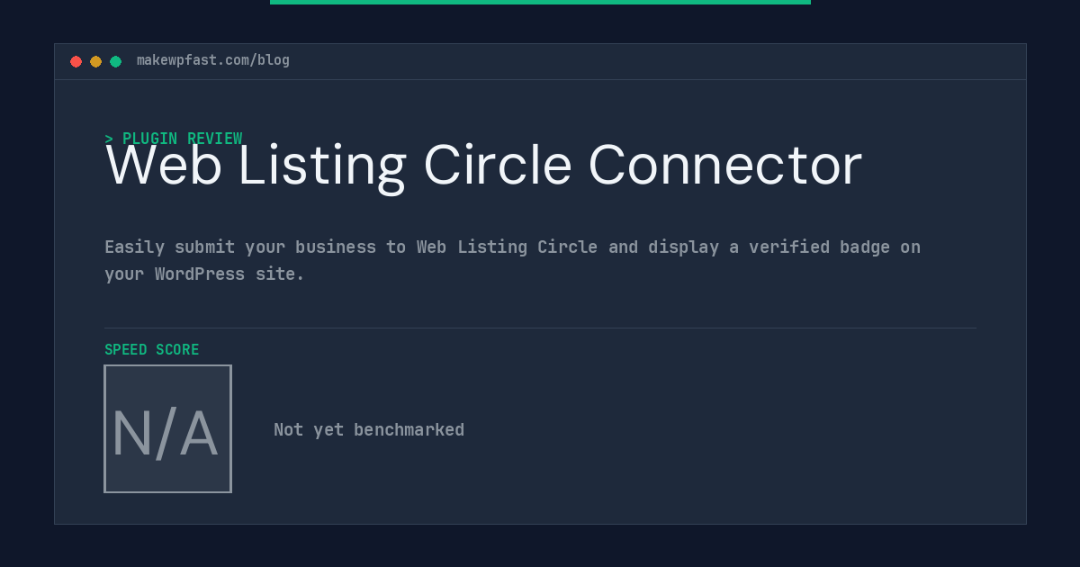 Web Listing Circle Connector - MakeWPFast