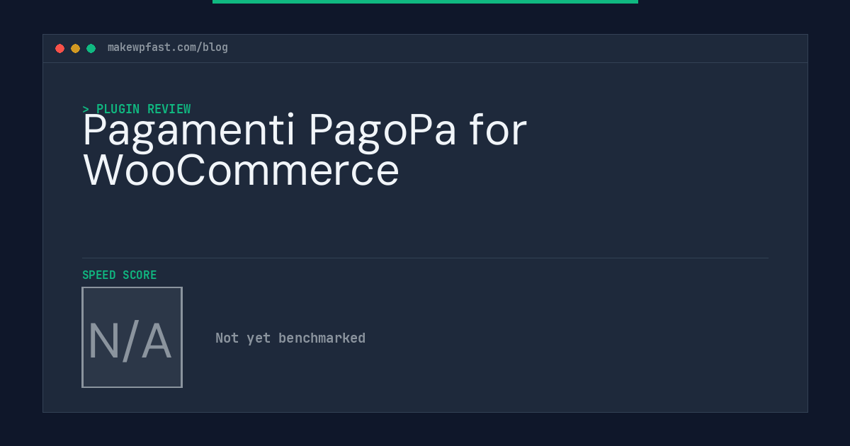 Pagamenti PagoPa for WooCommerce - MakeWPFast