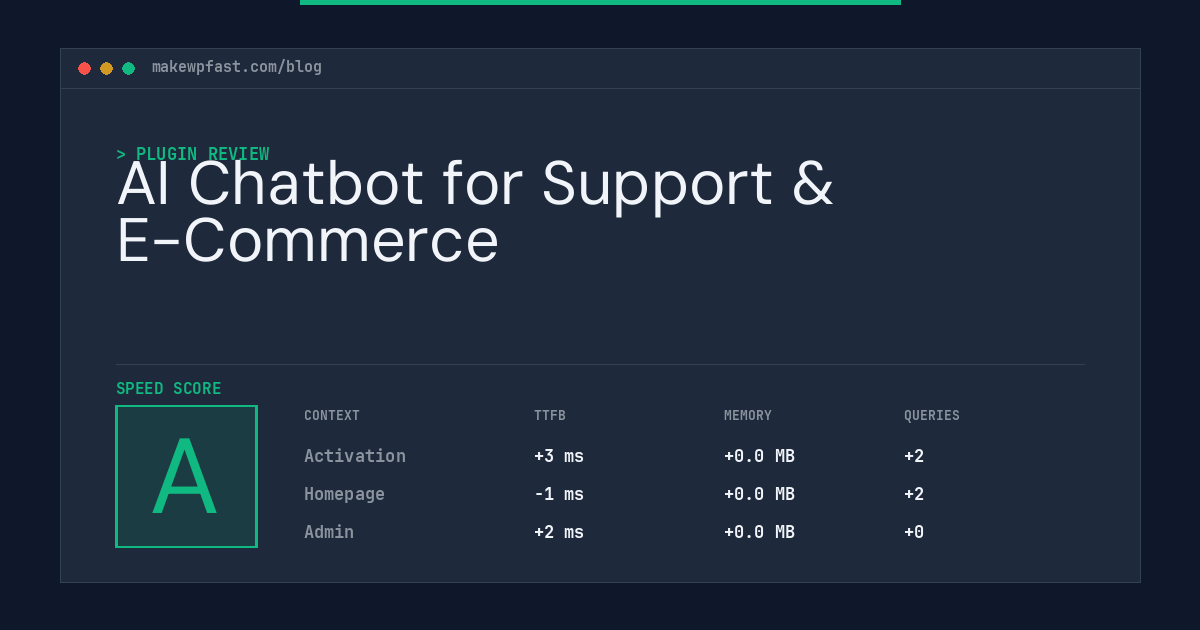 AI Chatbot for Support & E-Commerce - MakeWPFast