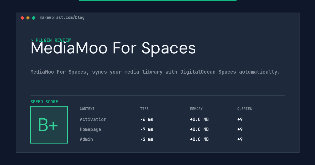 MediaMoo For Spaces - MakeWPFast