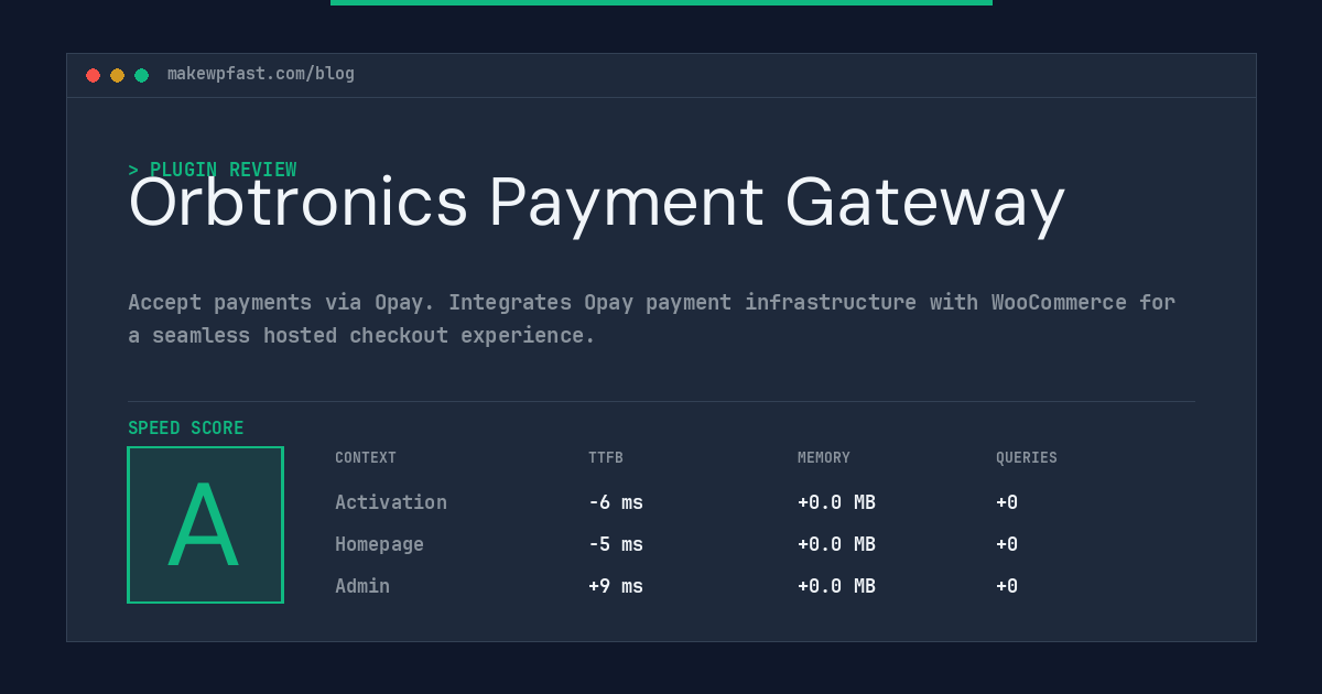 Orbtronics Payment Gateway - MakeWPFast