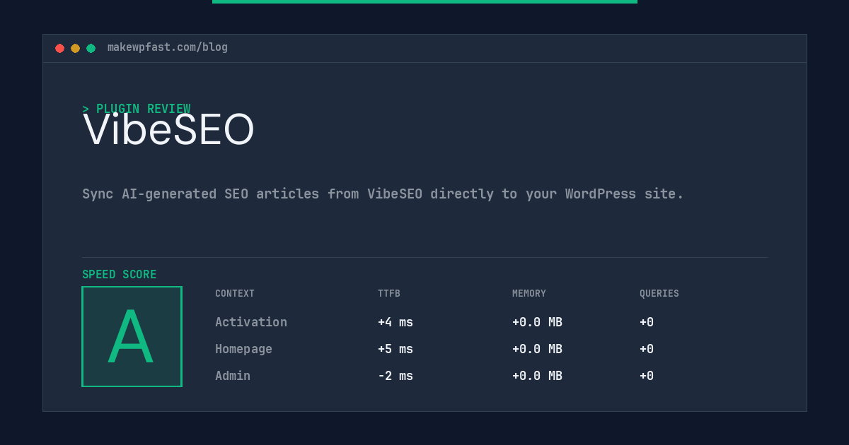 VibeSEO - MakeWPFast
