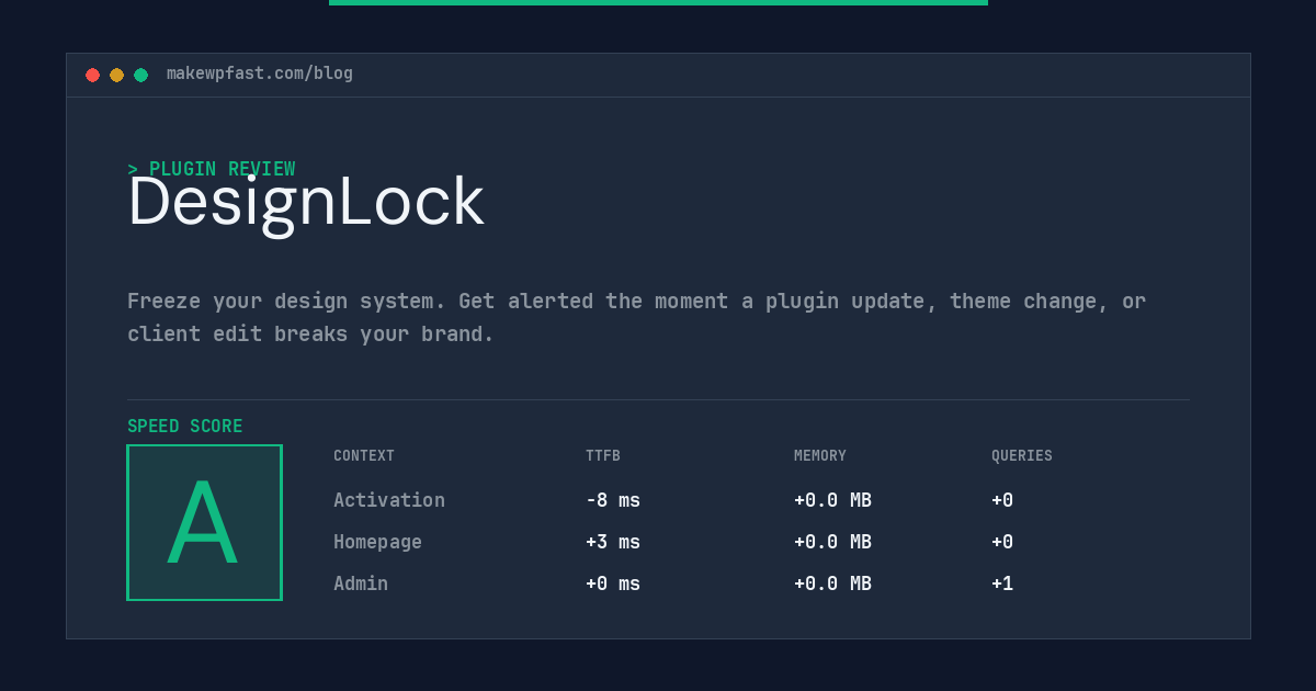 DesignLock - MakeWPFast