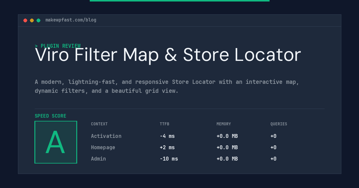 Viro Filter Map & Store Locator - MakeWPFast