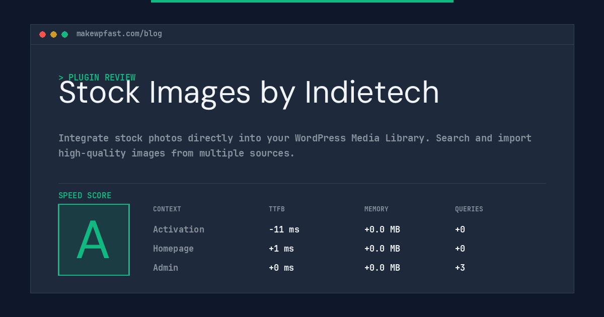 Stock Images by Indietech - MakeWPFast
