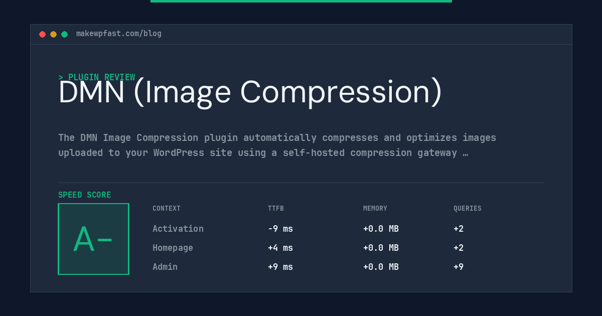 DMN (Image Compression) - MakeWPFast