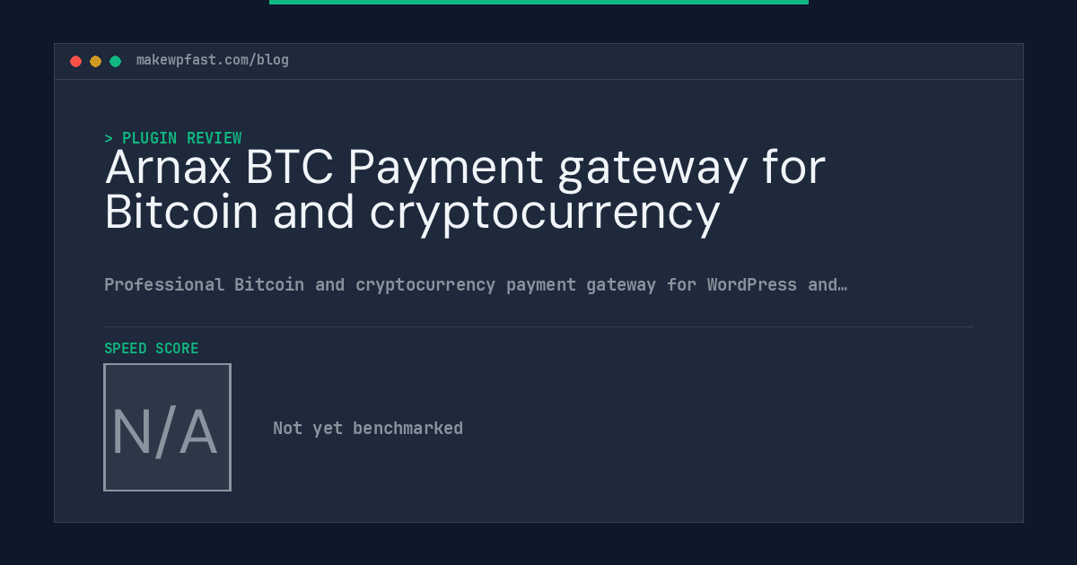 Arnax BTC Payment gateway for Bitcoin and cryptocurrency - MakeWPFast