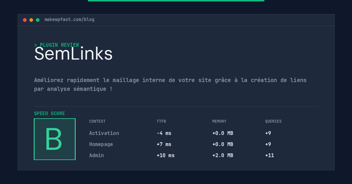 SemLinks - MakeWPFast