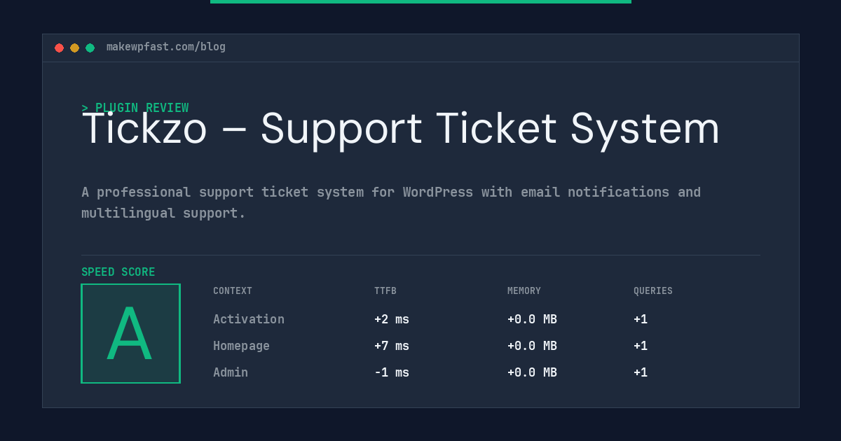 Tickzo – Support Ticket System - MakeWPFast