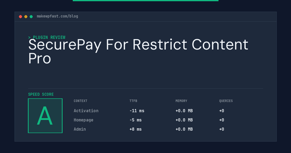 SecurePay For Restrict Content Pro - MakeWPFast