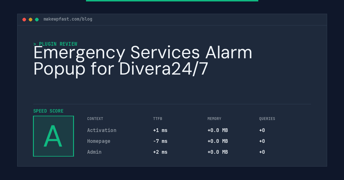 Emergency Services Alarm Popup for Divera24/7 - MakeWPFast