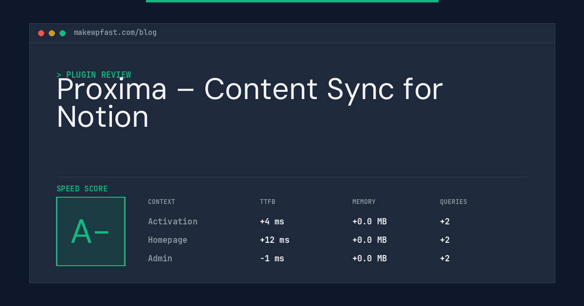 Proxima – Content Sync for Notion - MakeWPFast