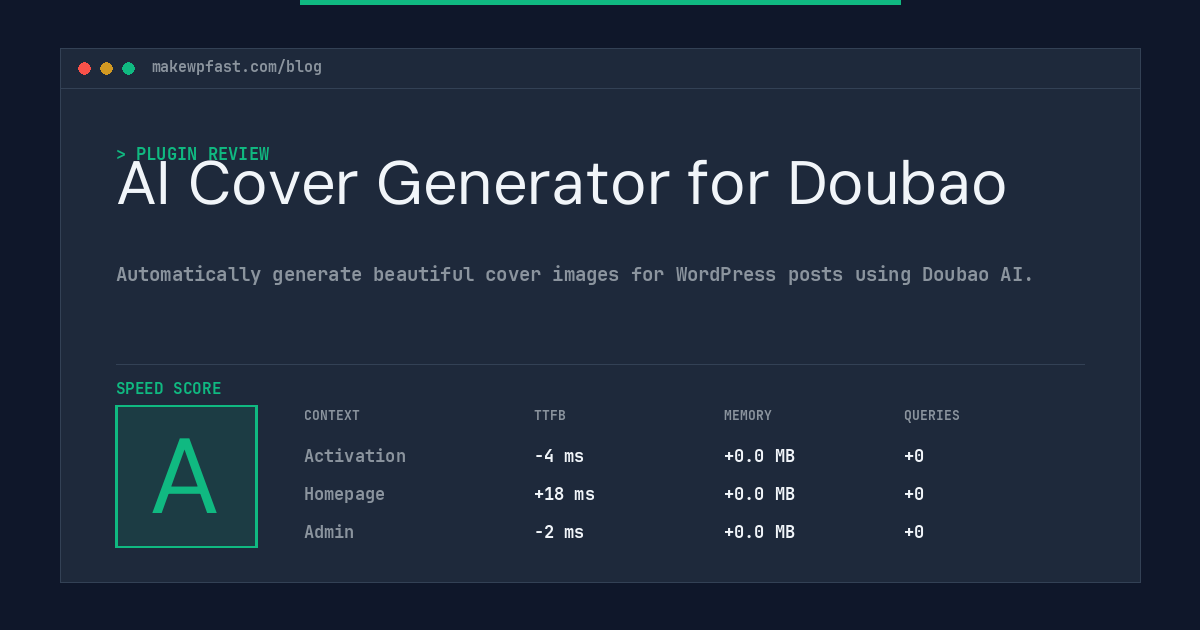 AI Cover Generator for Doubao - MakeWPFast